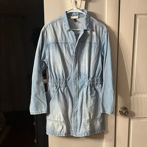 Universal Thread Light Blue Denim Utility dress